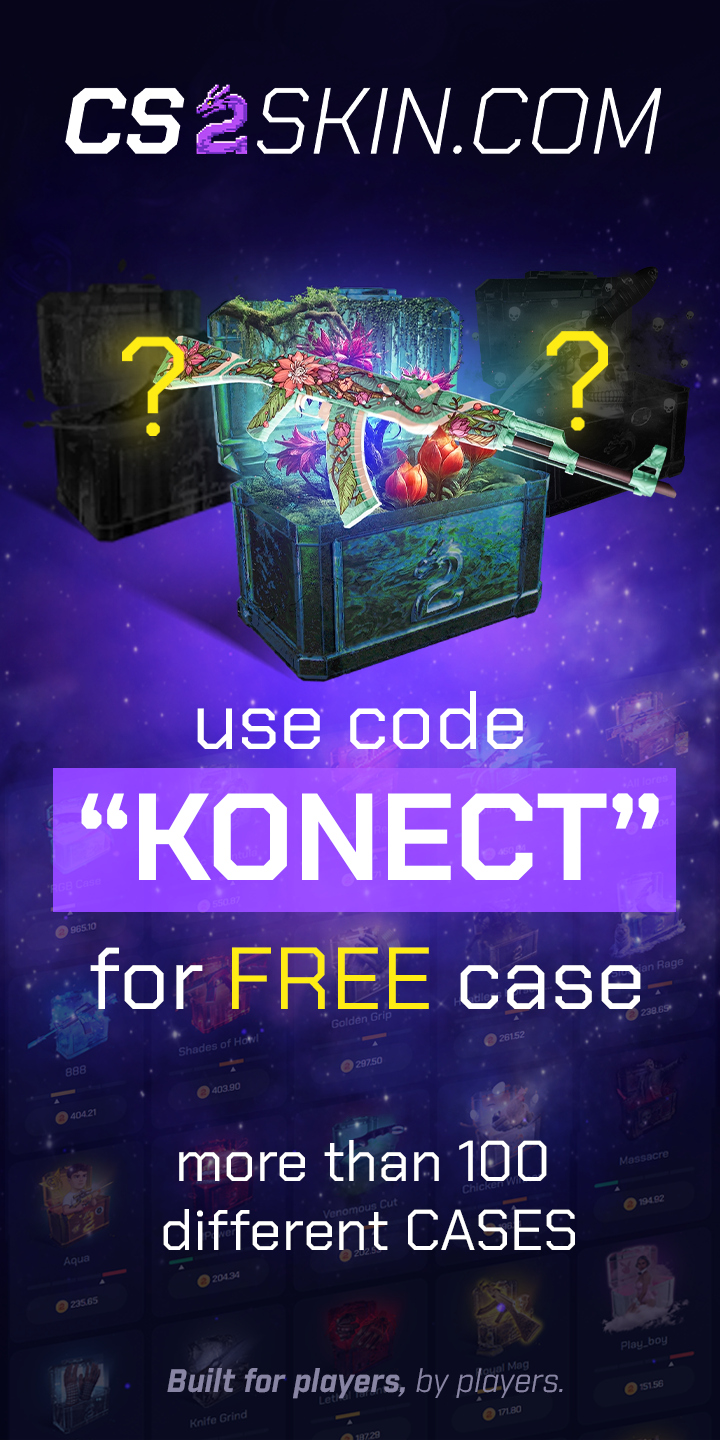 CS2SKIN.COM — use code KONECT for a free case